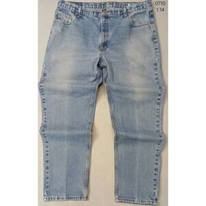 Members Mark (40x32) Men's Straight Fit Blue Denim Jeans